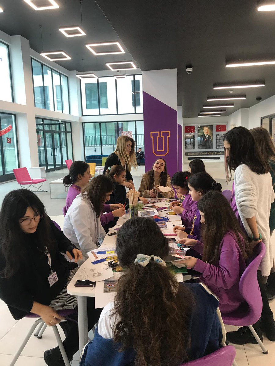 Çamlıca Uğur Okulları 6. ve 8. sınıf öğrencilerimizle workshop çalışmamız <a href="/nilcicek/">Nil Çiçek</a> <a href="/deryasamur/">pink_like_for</a>