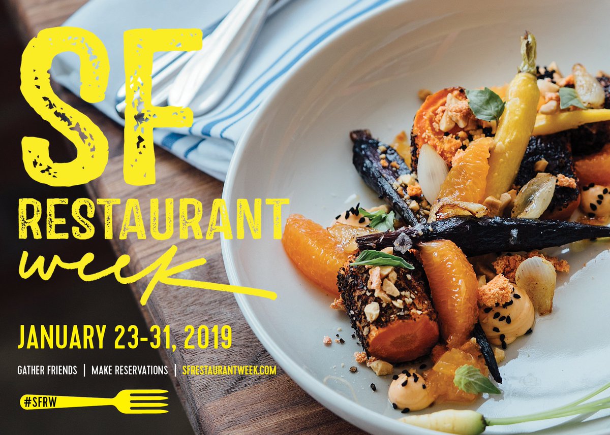 Gwynethbsf's tweet photo. I am so excited that San Francisco Restaurant Week is nearly here!  Check out the great pre fixed menus and make reservations here: https://t.co/R6wRqLgr6k.  #sfrw #edsf #restaurants #sanfrancisco https://t.co/mltWguhT8D