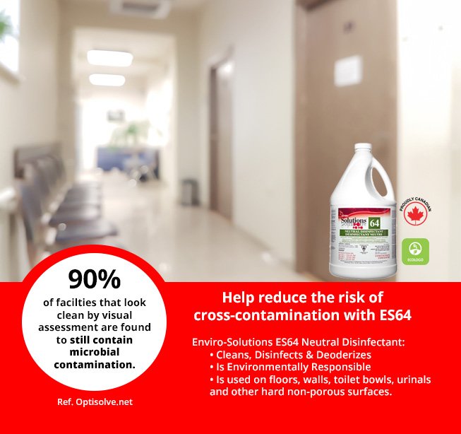 Help reduce cross-contamination in your facility with ES64👋💧  ow.ly/DQyT50k5Nnz😀 #cleaning #canadianchamberofcommerce <a href="/SwishClean/">Swishclean</a> #handhygiene #flu #sick #disinfect <a href="/CharlottePrdts/">Charlotte Products</a> #longtermcare #washyourhands @CFIA_Canada #foodsafety #healthcare
