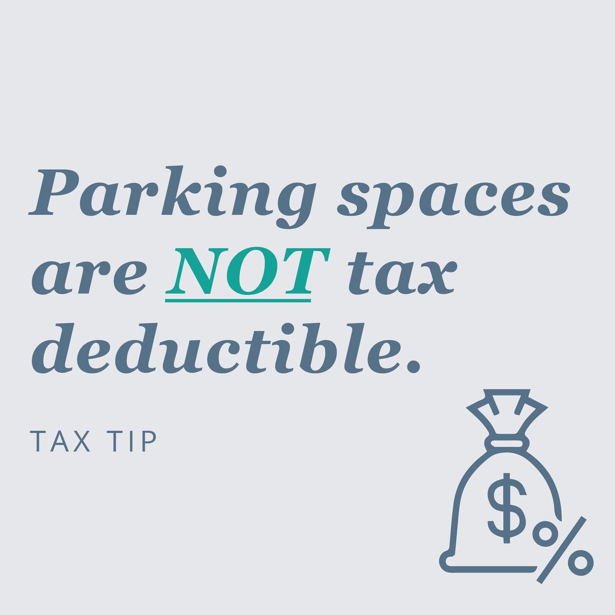 dtspade's tweet photo. In the new US Tax Code Provisions that went into effect on January 1st, a Tenant’s paid parking spaces are no longer a deductible business expense for US Tax purposes. Office rent is still a deductible business expense, but parking expenses are not. https://t.co/i7JYPCYxdz