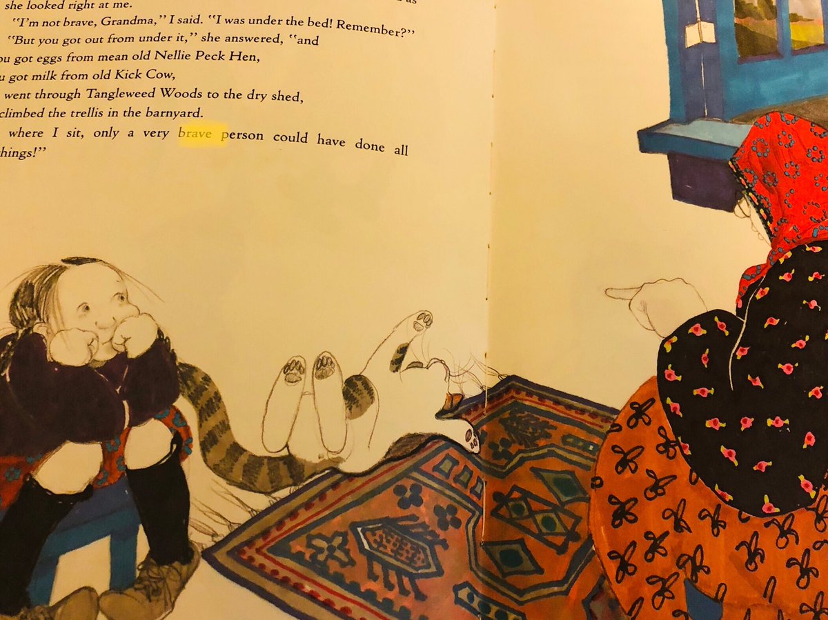LMS4bears's tweet photo. Working on a 2nd grade lesson and loving how picture books can speak to all ages! Thanks ⁦@PatriciaPolacco⁩ #bebrave #valuablelesson ⁦@RosemontForest⁩ https://t.co/6Ix4uh2Iza