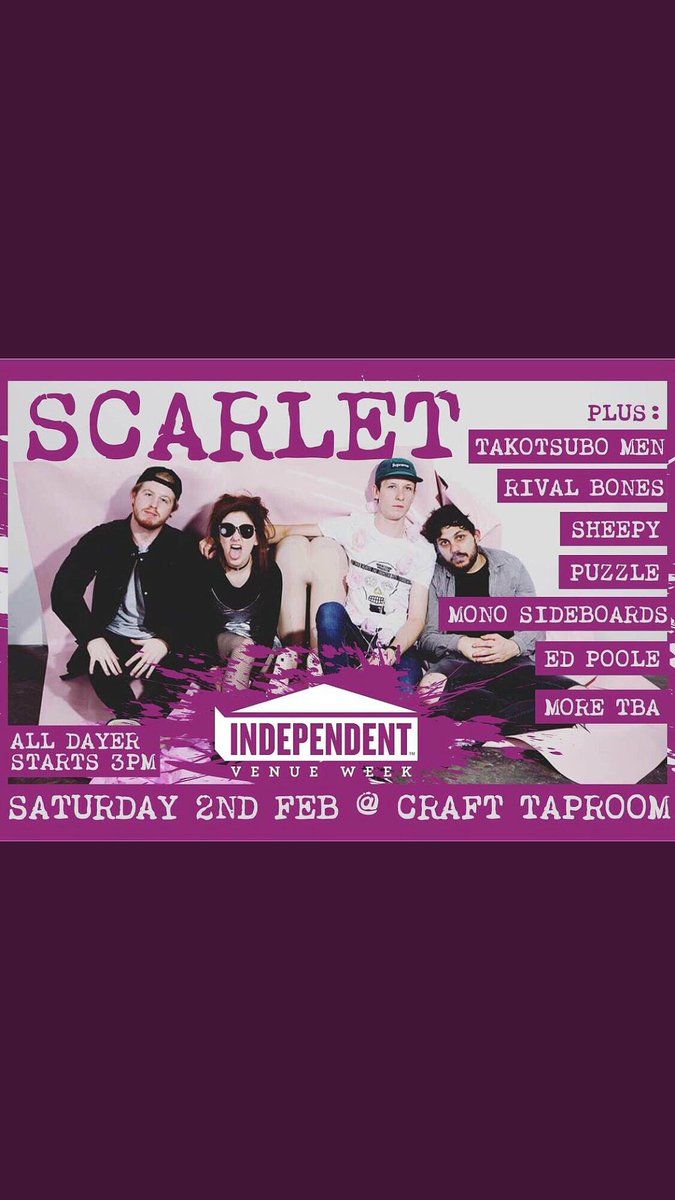 #herewego #breakingnews We've been invited back to our old stomping ground and home of Gerry the Fridgeman for #independent #venue #week at @craftliverpool. In the words of Delia #letsbehavingyou
#alldayer #support #local #venues #Liverpool #crafttaproom #smithdown #road #gig