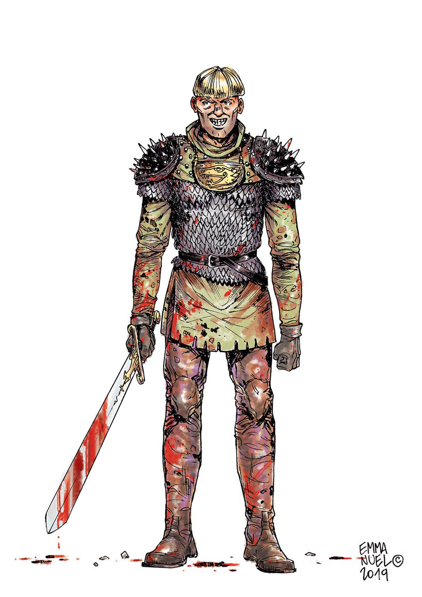 😈 Yurgen the bloodthirsty / 😈 Yurgen le Sanguinaire
Si lo so, non ha l'aria molto intelligente, d'altra parte con il mestiere che fa...
https://lnkd.in/gtaiuGh
mix tradi (Japanese / European pens + #digitalPainting)
#medieval, #NorthernSagas, #Vikings, #Warlord, #Berserk