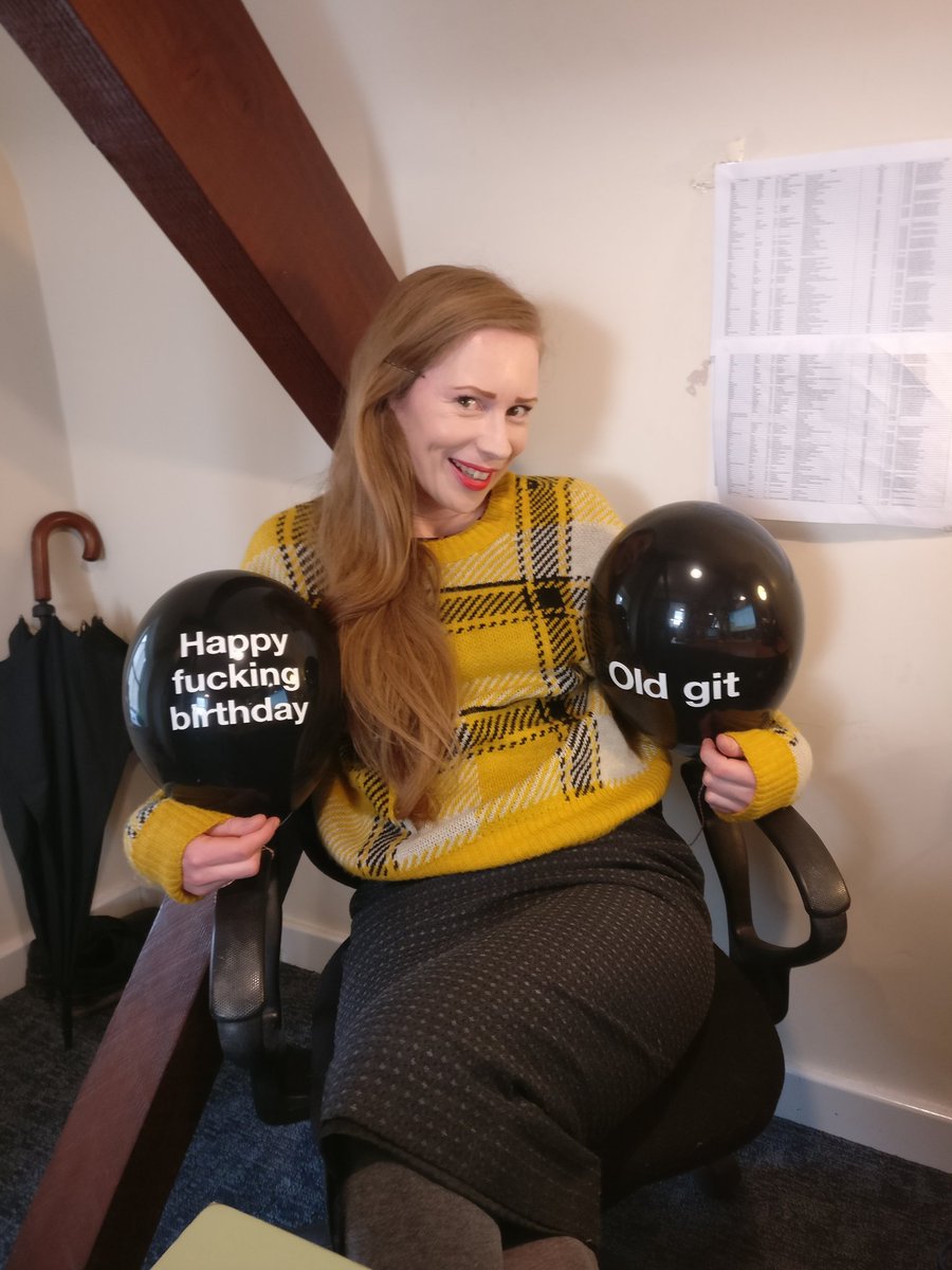 A very big happy (fucking) birthday to @juliewilson1 for Monday and @Sally__D for tomorrow. Thanks for giving us an excuse to drink cava at 10.30am, eat far too much food, and for being lovely people. Sorry/not sorry for making a fuss, you deserve it!