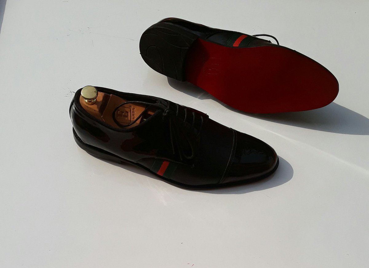 femmybabs's tweet photo. Eskis sir, 
This pair of laceup dress shoes made with a combination of patent &amp; matt leather will look good on your feet. Kindly wire 18k into our account and they'll be on their way to you. #GetEfandalized #dressshoes https://t.co/eg5ObaEvQ3