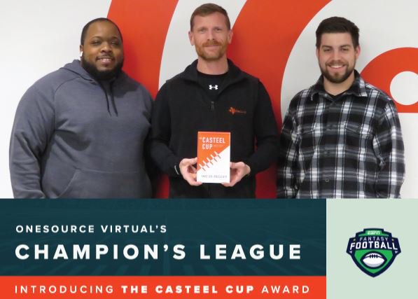 OneSourceV's tweet image. #ICYMI: Congratulations to the 2018 Casteel Cup #FantasyFootball winners! #OSVCulture
