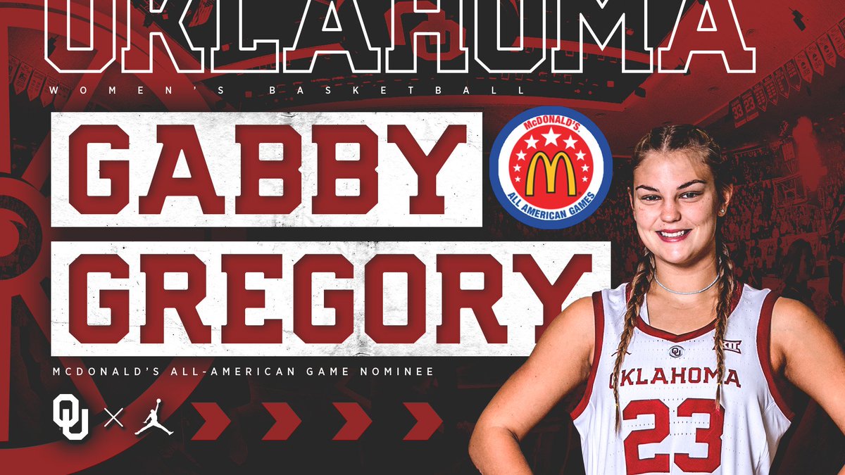 OU_WBBall's tweet photo. Not one, but two #Prime19 signees have been nominated for the @McDAAG game. 

Congrats @_gabbygregory
and @LizzScott3! 

📝 ›› https://t.co/xaVuZXQtwp https://t.co/GEAhhB2ez9