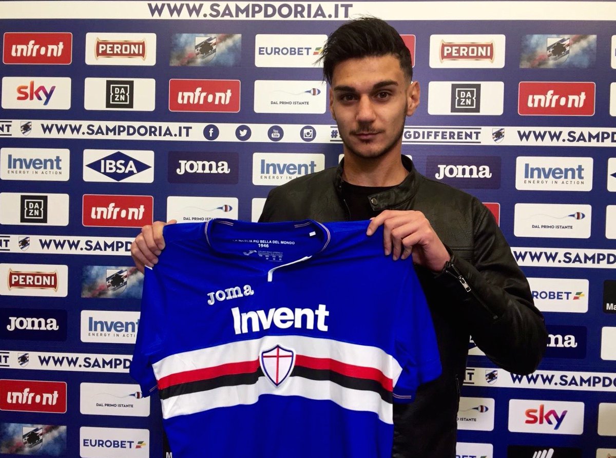 📄 Erasmo #Mule signs for #Sampdoria. He'll remain at TrapaniCalcio on loan until 30 June 2019 ➡ https://bit.ly/2McyLjo #Sampdoria