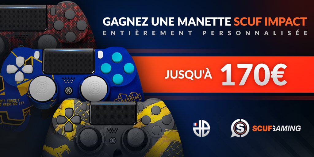 DexertoFR's tweet photo. 🎁 #CONCOURS SCUF GAMING 🎁

#RT et #Follow @ScufFrance et @DexertoFR pour gagner une manette SCUF IMPACT entièrement personnalisée d'une valeur jusqu'à 170€ ! 🎮🔥

Multipliez vos chances ici 👇
https://t.co/Cma58sWCZY https://t.co/f4UNuen5kM