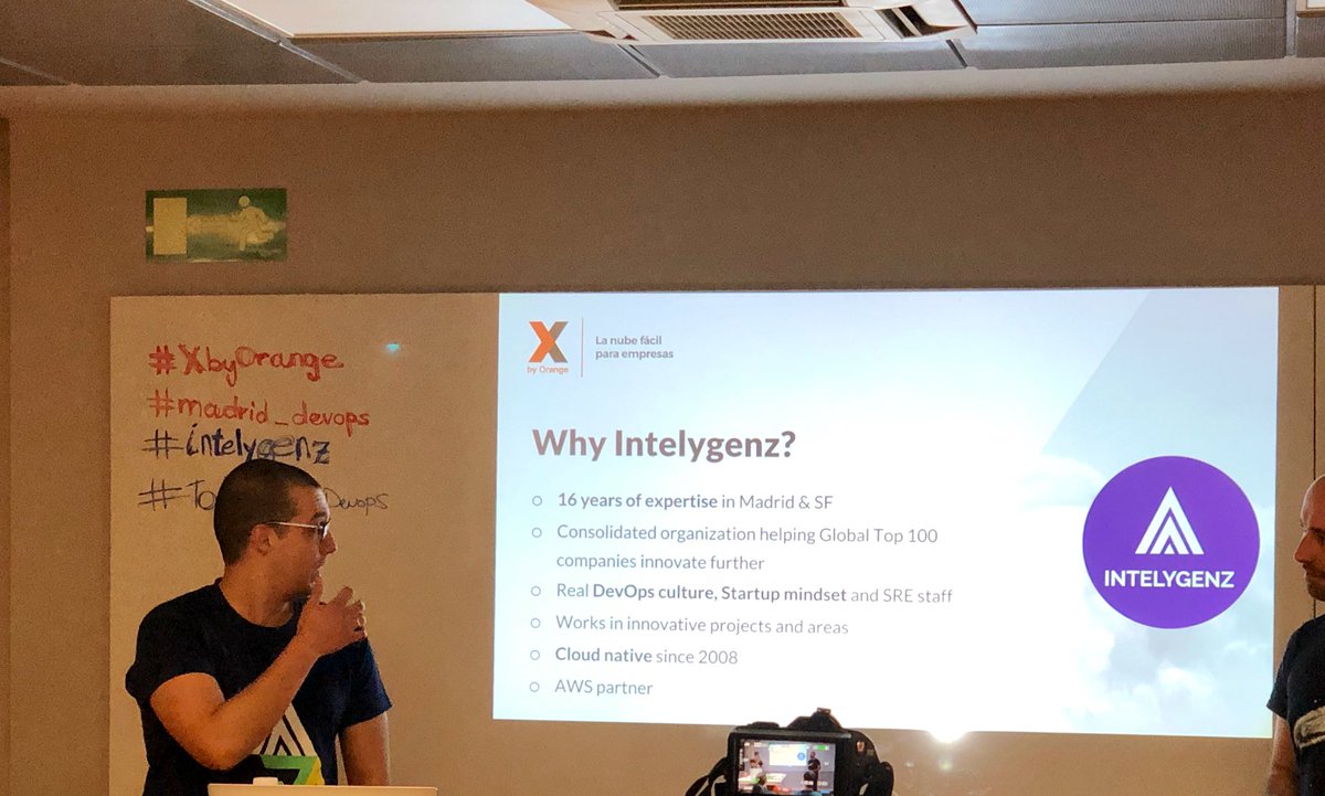 MiriamReyR's tweet image. @X_byOrange Tecnología cloud de una gran empresa al alcance de las Pyme. @AngelBarrera92 nos cuenta por qué @Intelygenz estamos implicados desde el inicio de este proyecto #CloudComputing #CulturaDevOps #madrid_devops #TodosSomosDevOps #XbyOrange #aws #team