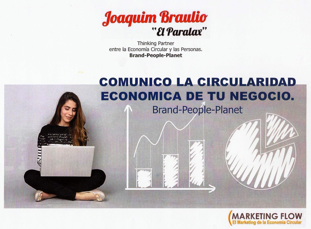 jbparalax's tweet image. Un buen plan estratégico hacia la transición de tu negocio a la #EconomiaCircular pasa obligatoriamente por la Comunicación Estratégica del #MarketingFlow (Marketing de la Economia Circular). Si no sabes donde estas no puedes saber hacia donde vas.