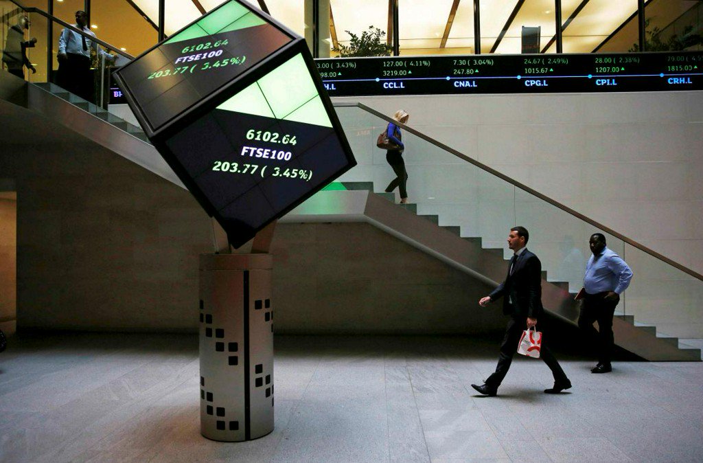 Reuters's tweet photo. 'Stay humble': Investors urged not to rush into UK assets after Brexit blow https://t.co/uXmlqEl9tv https://t.co/WwdMsllunR