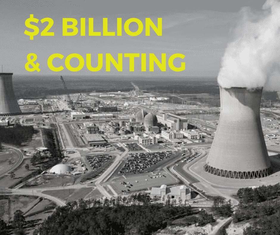 FairEnergyNow's tweet photo. Georgia Power has already collected over $2 billion from customers and current projections show we will continue to pay higher power bills for the next 60 years. Voice your concern today. https://t.co/B8p0CTUOGp https://t.co/kbc58wRQlu