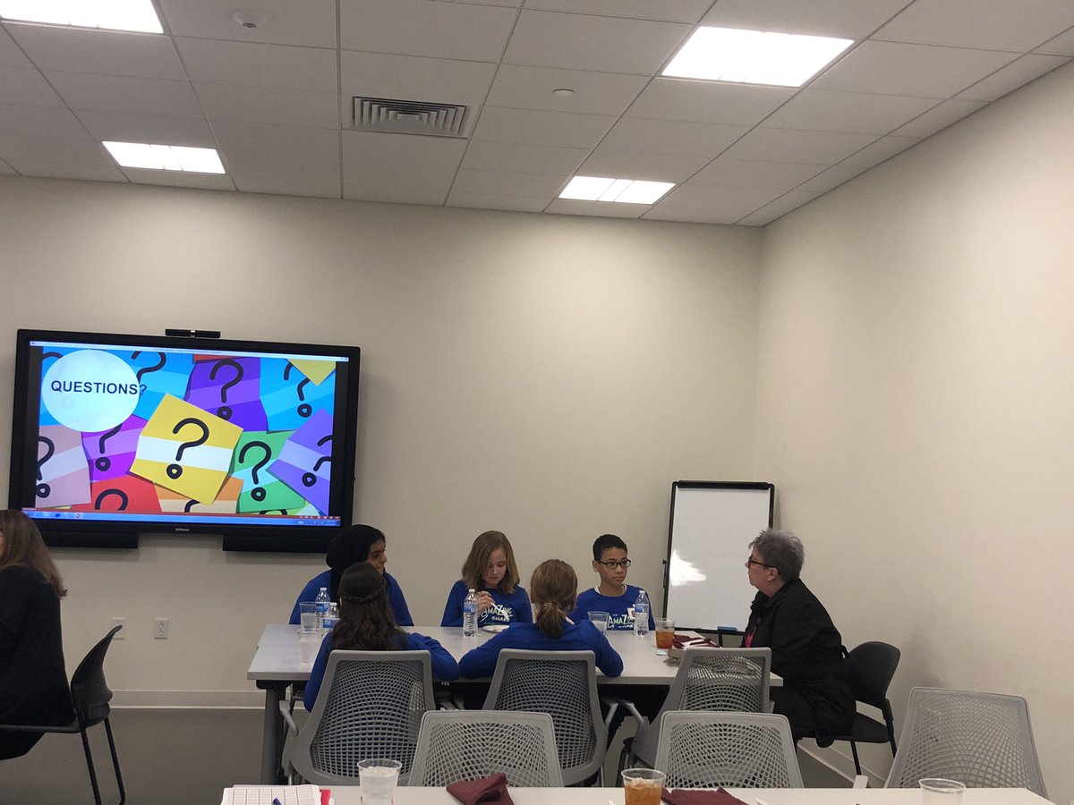 AnnHaley_RCS's tweet photo. Second Round of the Rutherford County Amazing Shake competition is underway.  Thank you @SchwanCosmetics for helping make this a great day for RCS 5th grade finalists.  #RCSdifferencemakers @rucochamber @rucoschools https://t.co/3WPJi1FMAk
