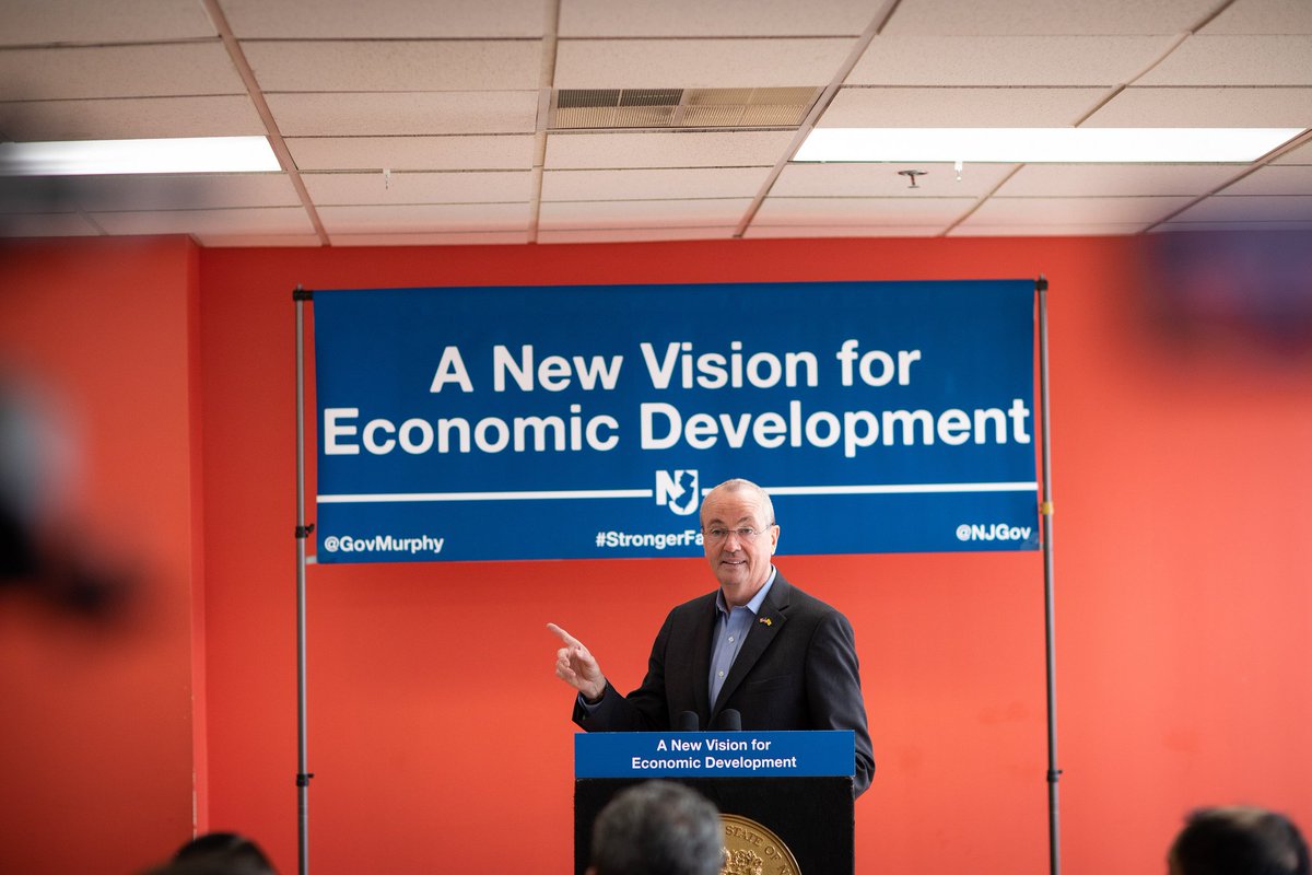 GovMurphy's tweet photo. Proud to announce a revamped tax incentive program that will help restore New Jersey’s economy as a global leader for innovation and growth. https://t.co/h9cTarVs9K https://t.co/evRqfvC3lk
