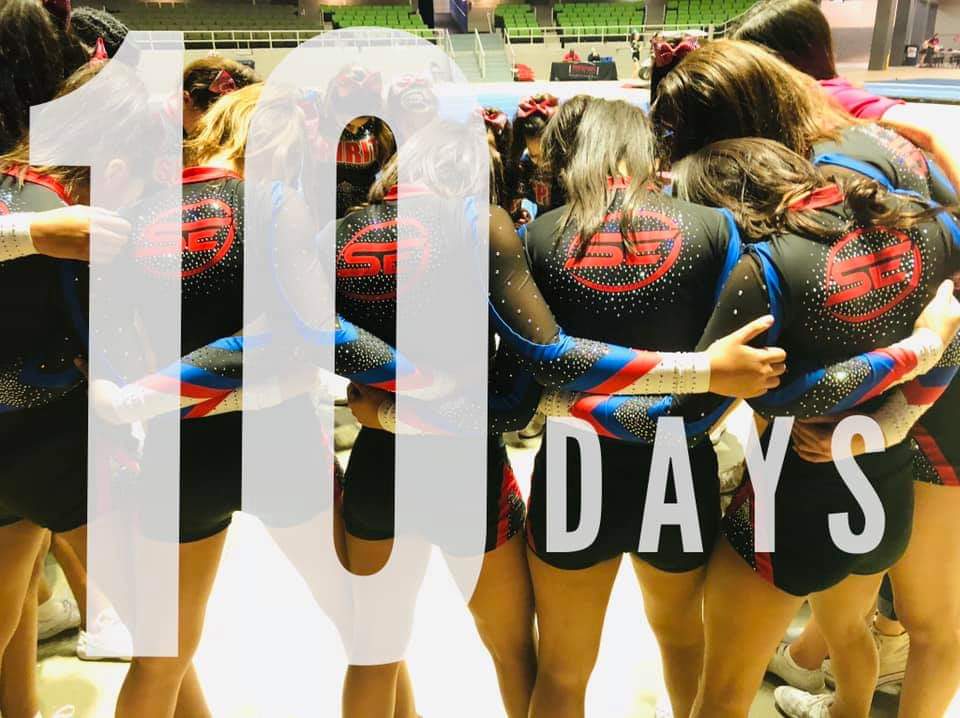 Mrs_G314's tweet photo. Super excited!!! These girls are beasts!!! Team Blaze ready to hit the mats!!! Let's Go Spirit!!! ❤🖤💙🔥

#webeBlaze
#season2
#spiritevolutioncheer https://t.co/feglQM3iJH