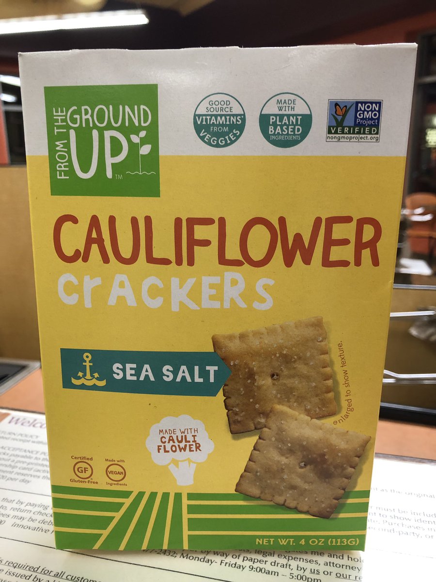 AmberTri's tweet image. If cauliflower can be a cracker you can be anything you want. Let’s go smash those 2019 goals!!! #cauliflower
