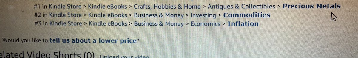 silvergoldbook's tweet photo. The BEST #Gold &amp; #Silver book in the world #StackSilverGetGold ranks number 1, 2 &amp; 3 on #Kindle for #PreciousMetals, #Commodities &amp; #Inflation. Get it here: https://t.co/8yK1hNaa85 https://t.co/JEtoD60eVp