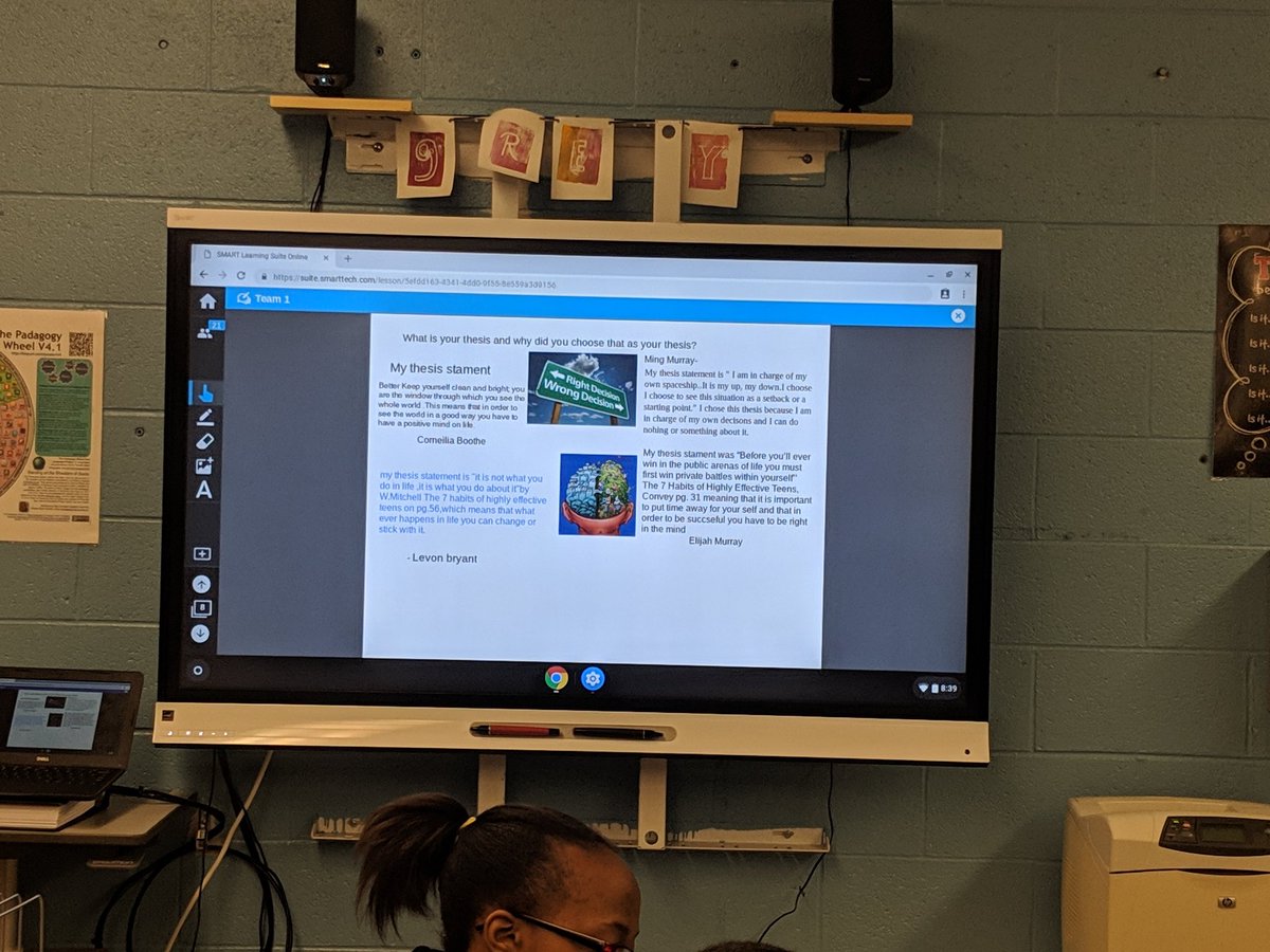 SLSO workspaces in play at Lankenau Environmental Science Magnet High School, Philadelphia @edtechSDP <a href="/SMART_Tech/">SMART Technologies</a>