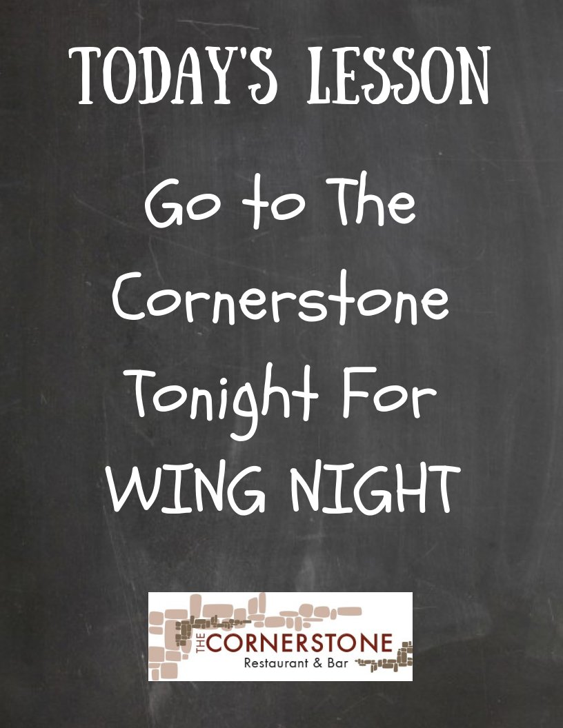 cornerNJstone's tweet image. It's Wednesday - so it's #WingNight!  #wings #bergencounty #pascackvalley
