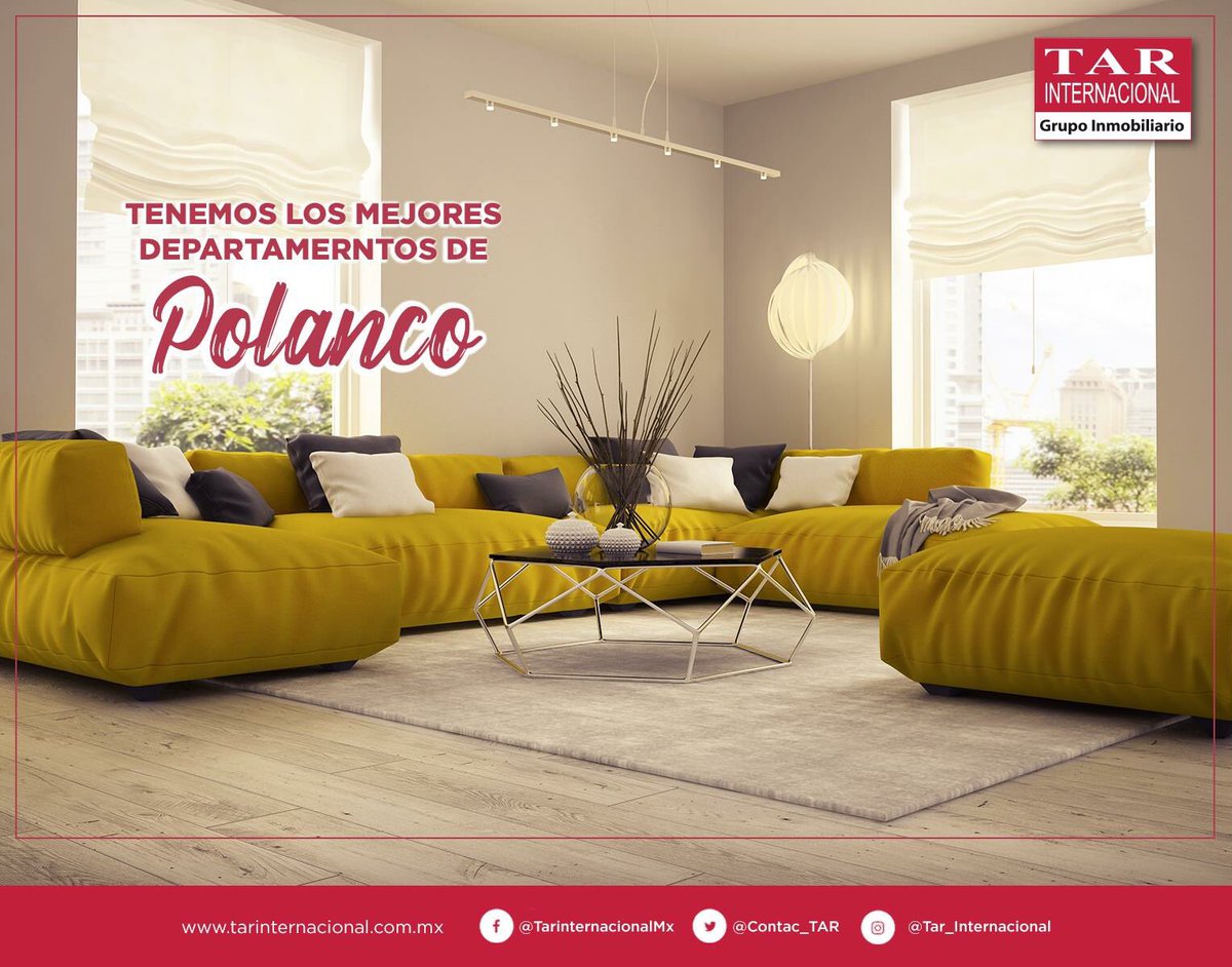 contac_TAR's tweet photo. ¿Buscas departamento?
Tenemos la mejor opción para ti en #Venta y #Renta.
Polanco, CDMX 📍

Contáctanos, agenda una cita y descubre las opciones que tenemos para ti.
Tel: 5350 3050 
WhatsApp: 55 5418 4391
Email: c.alvarez@tarinternacional.com.mx https://t.co/fiZAwfxBY9