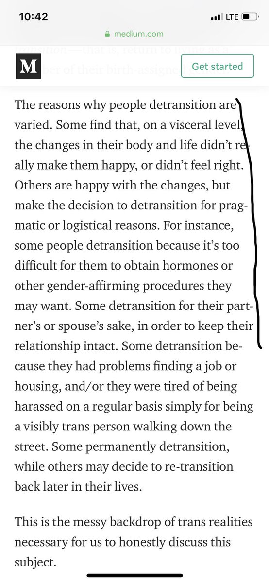 Singal has claimed on Twitter that Julia Serano, for example, denies the existence of desisted (ex-trans) people. She really doesn’t. He says that trans activists deny *any* possibility of desistance, when in fact they rebut his arguments *about* it from experience and expertise