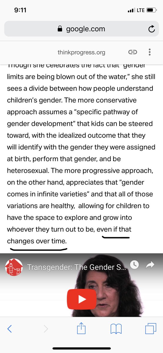 Here are other examples of Singal saying that trans people and allies deny desistance entirely, next to what they have actually said.