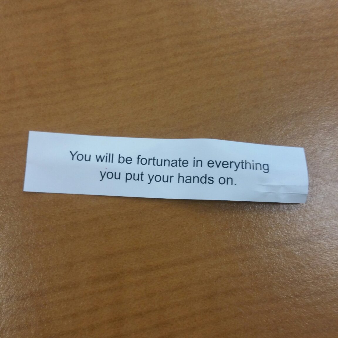 Ok fortune cookie guy, you nailed this one...

#HandsOnSkills <a href="/Vocademy/">Vocademy</a> #2019
