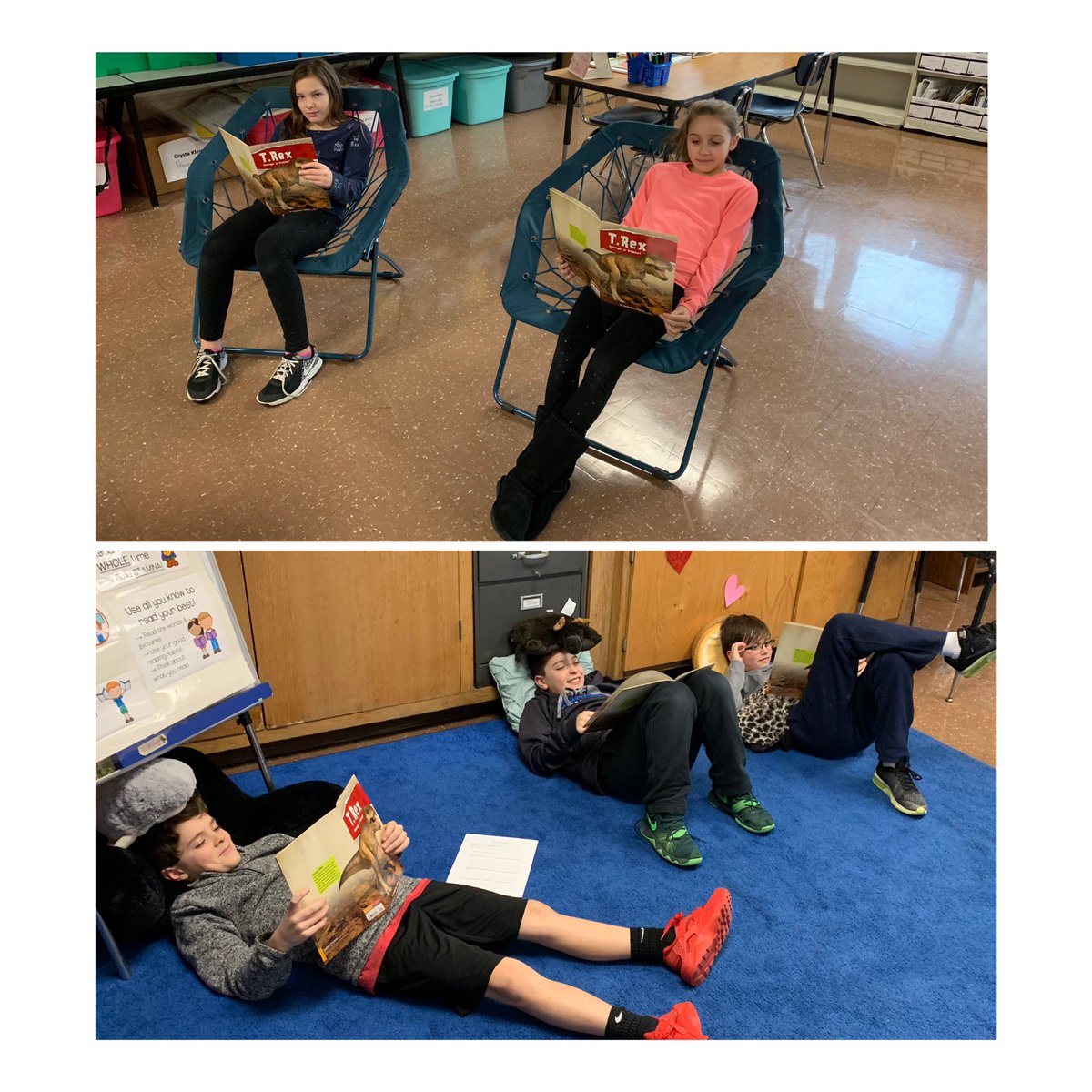 kleins_class's tweet image. 5th grade worked on inflectional endings for multi-syllable words, and we started our new informational text on dinosaurs! #readingwithklein #reading #readingformeaning #lli