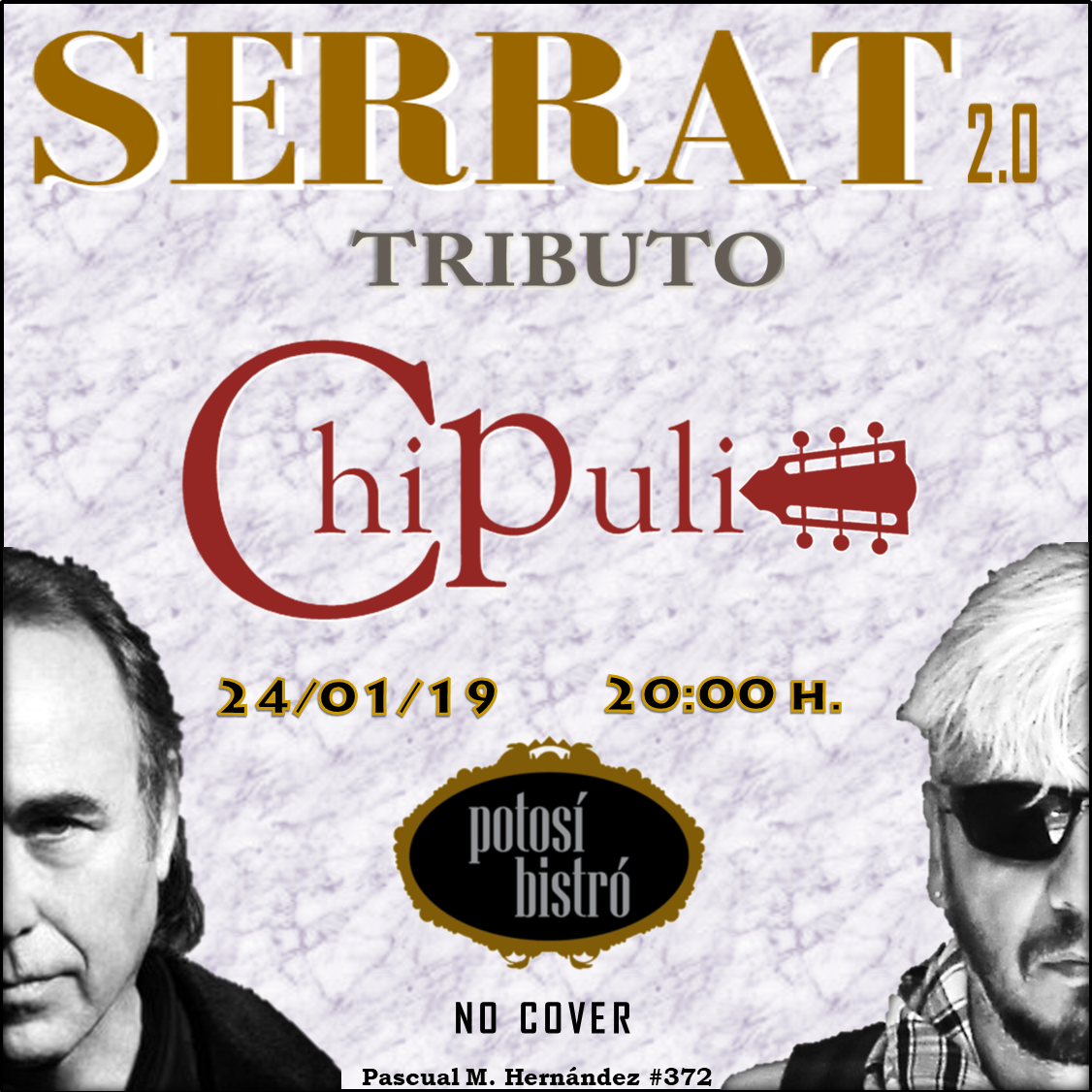 Serrat 2.0, no se los pueden perder, las mejores canciones del Nano en guitarra y voz de <a href="/chipulioficial/">Juan Antonio Chipuli</a>​. Nos vemos en #potosibistro
#chipulioficial #cantautor #musica #trova #acustico #musicaenvivo