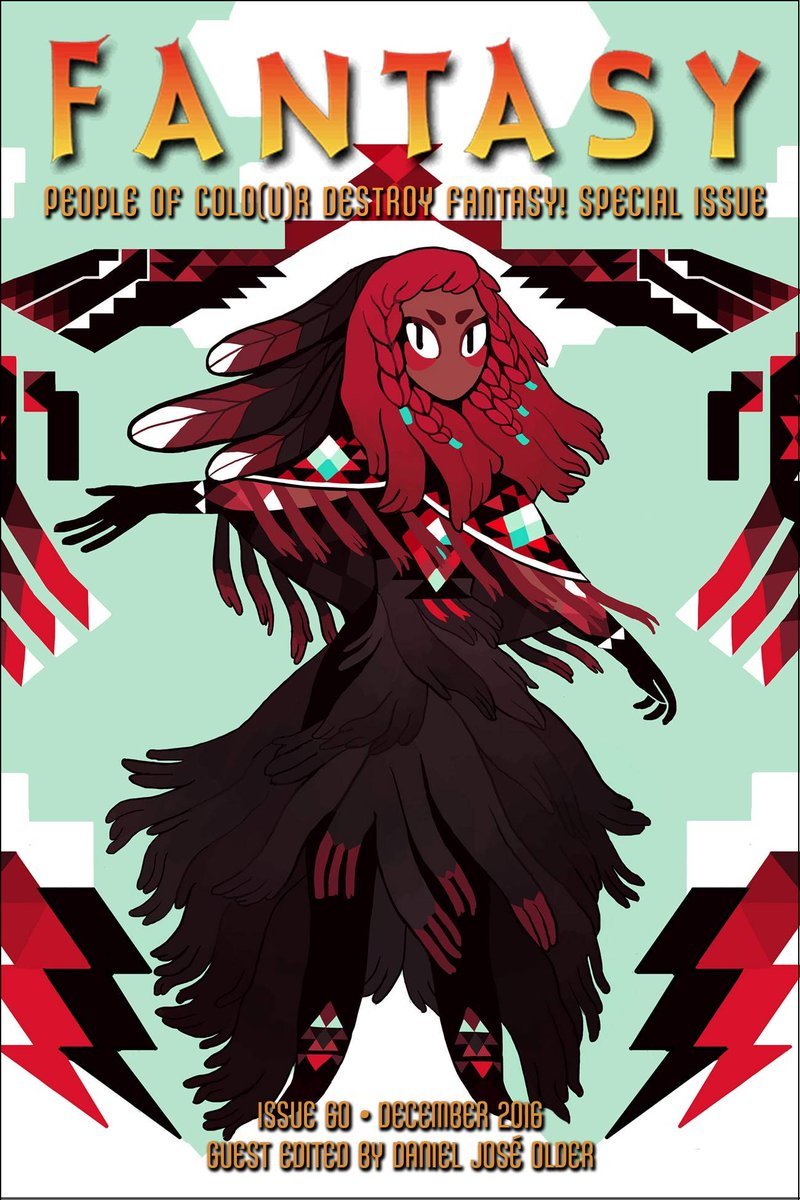 HeroesInColor00's tweet photo. #FantasyMagazine, #Issue60 (Dec. 2016, People of Colo(u)r Destroy Fantasy! #SpecialIssue) (2016)
edited by Daniel José Older
Get it here https://t.co/qUCtTE5l9p https://t.co/G8dUZAdhtx