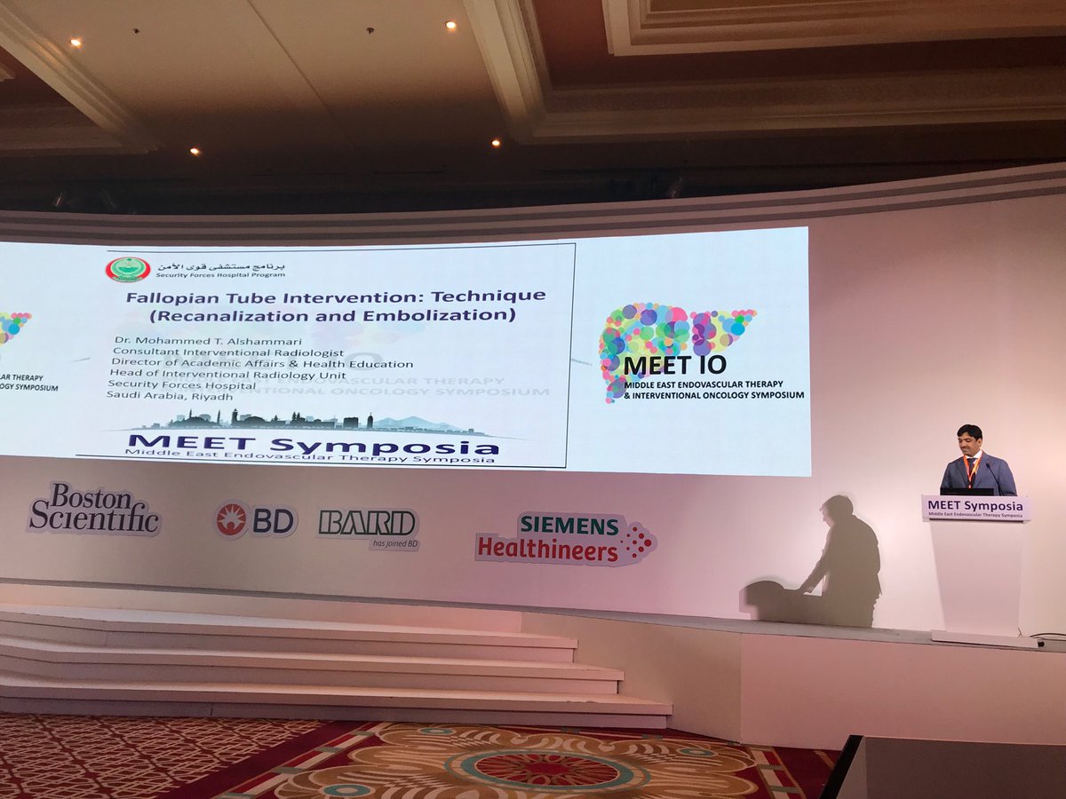 DrIyadFeteih's tweet photo. ⁦@sirs_ksa⁩ ⁦@io_meet⁩ د. محمد الشمري Fallopian Tube Recanalization presentation at MEET 2019 https://t.co/WKGrCxbhYO