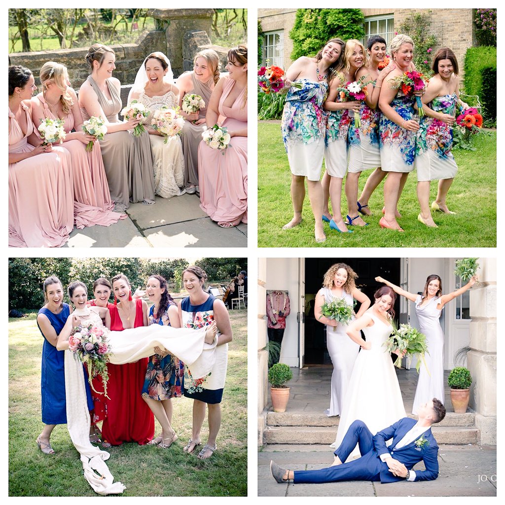 Devon wedding lols! Wedding photography from £350 for five hours.  Come on girls! have a look at my website jocunninghamphotography.co.uk #DevonHour @DevonHour #devonweddingphotography #bridesmaids