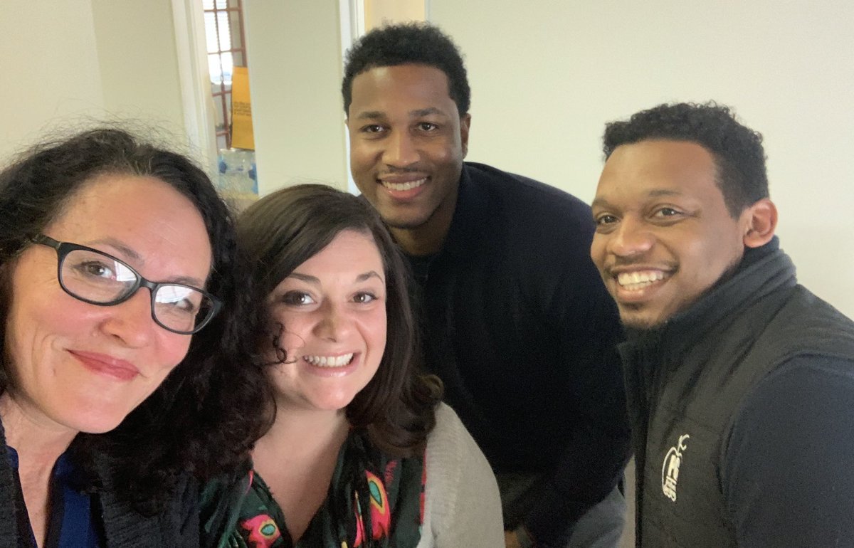 elysedashew's tweet photo. I just had the most uplifting meeting. The guys at #ProfoundGentlemen are doing important work to support male educators of color. Their model works. Please check them out and consider plugging in to what theyโre doing at @PGeducator. Website is https://t.co/xIM3I4152U. https://t.co/j8vwMgzBmJ