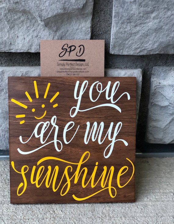 You Are My Sunshine Wood Sign for just $15.99.
Order here etsy.me/2CxDf1n
#YouAreMySunshine #FarmhouseSign