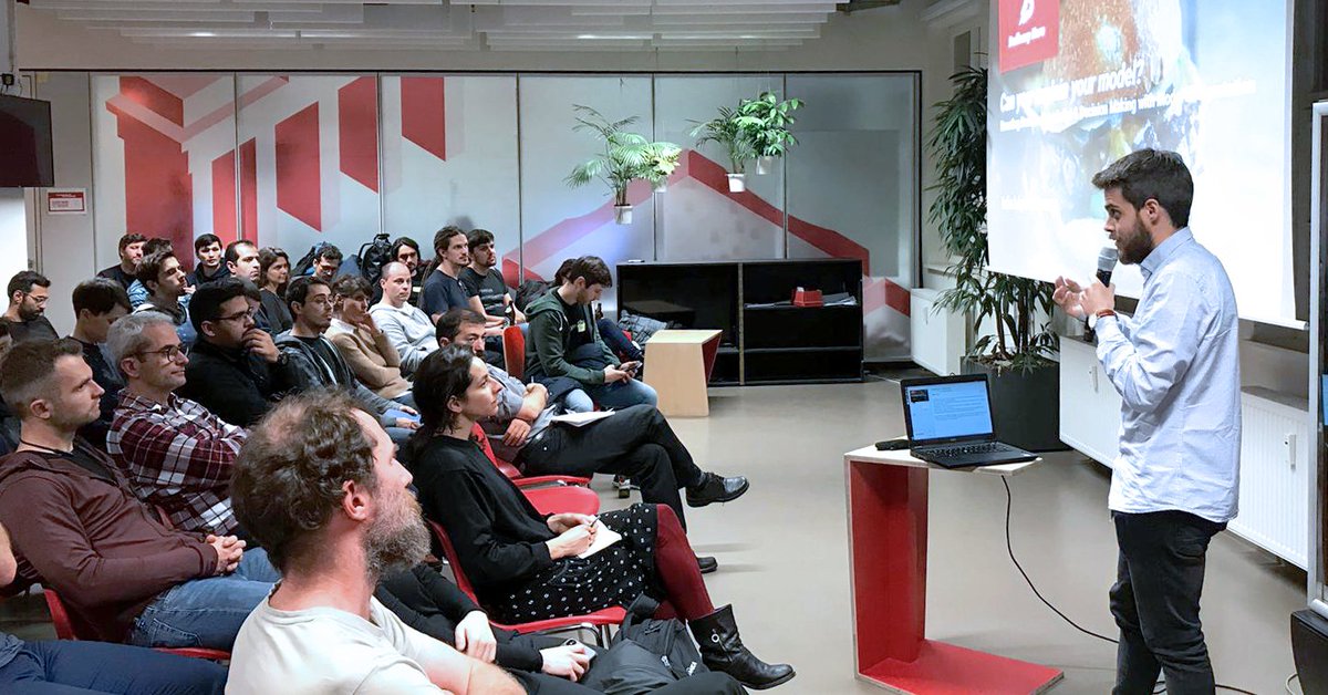 deliveryherocom's tweet photo. So proud to be hosting the @pydataberlin meetup tonight at our office! #MachineLearning #Pydatabln #berlin #DataScience 

https://t.co/YnFukKDq8G https://t.co/UyvMJkf2O2