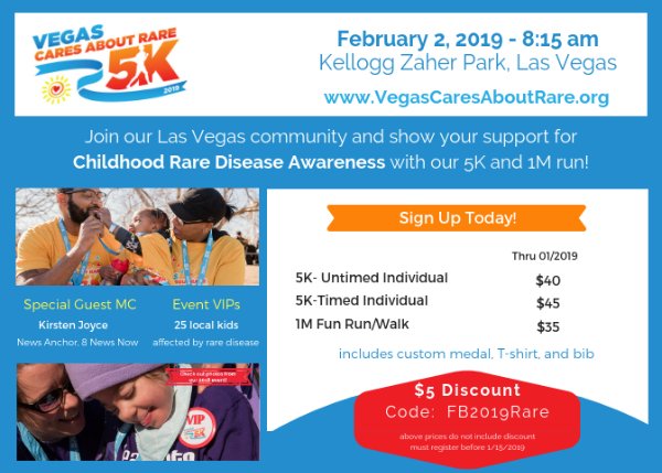 Vegas Cares About Rare Kids 5K ★ 17 days to go! - mailchi.mp/cfdf40201718/v…