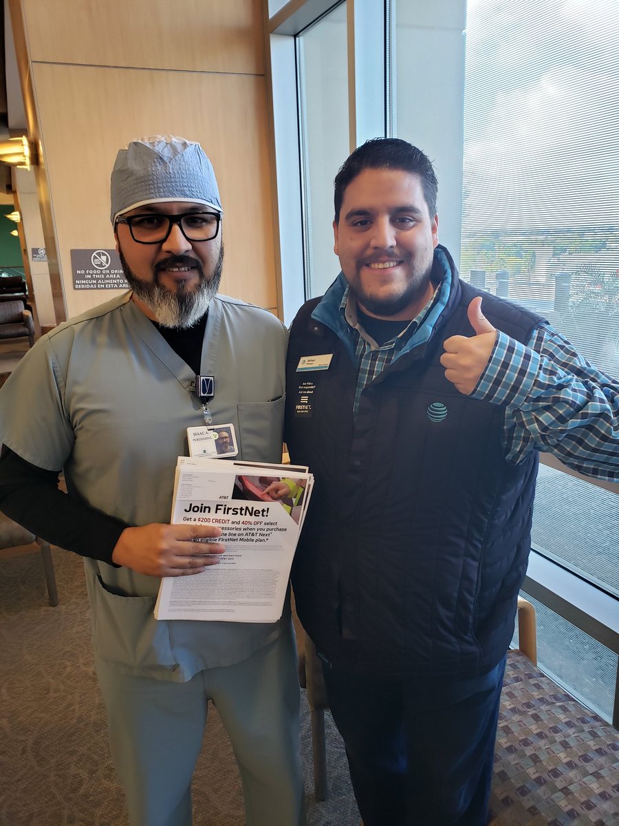 Yuma regional medical center first responders taking advantage of priority service on their network. #FirstNet <a href="/jrluna11/">JR Luna</a> <a href="/tlsmobileleader/">Terry Stenzel</a> <a href="/att_sdhoc/">AT&T SD South H.O.C.</a>