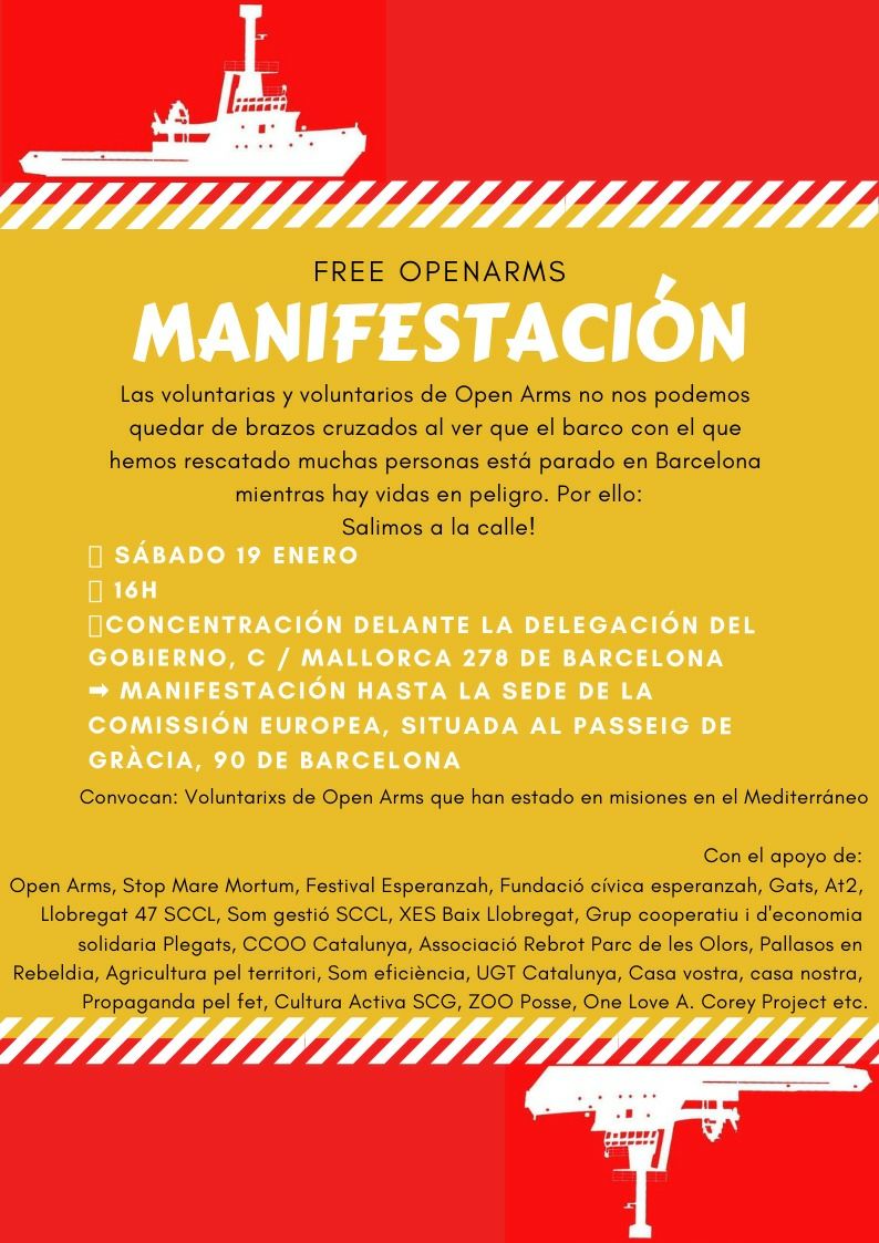 Estem defensant vides humanes. No podem mirar cap a un altre costat. Dissabte fem sentir la nostra veu