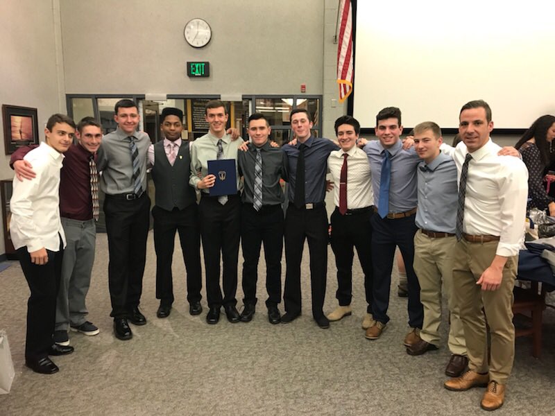 Some TF boys in the National Honor Society