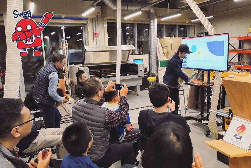 chaihuomaker's tweet photo. We had a #GrowwithCommunity #workshop tonight at x.factory to make a cool #bamboo #speaker. https://t.co/v5EFnt2zxw