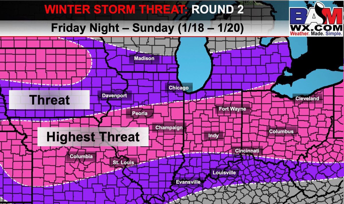 Retweet if you want me to share the evening model data that will be available by 9:30 for the weekend winter storm! #ILwx #INwx #OHwx