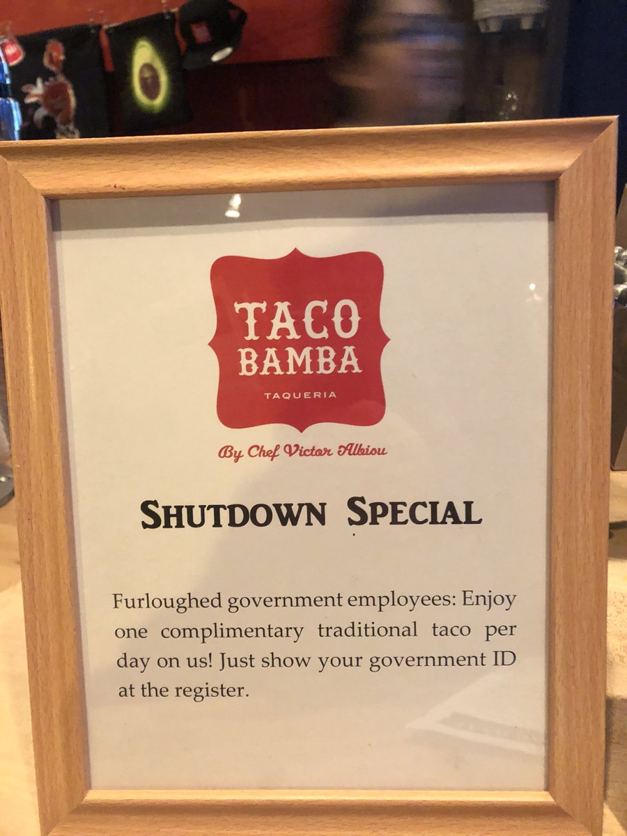 A scene in DC, January 2019:
