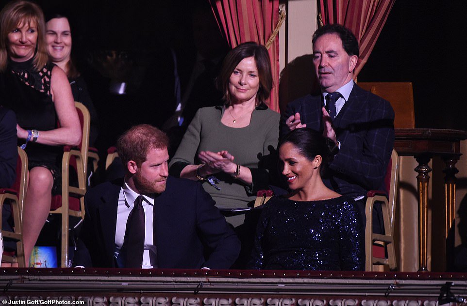 Queen Maxima and Royal Ladies 在Twitter 上："Prince Harry, Duke of Sussex and  Meghan, Duchess of Sussex attend the Cirque du Soleil Premiere Of "TOTEM"  at Royal Albert Hall on January 16,
