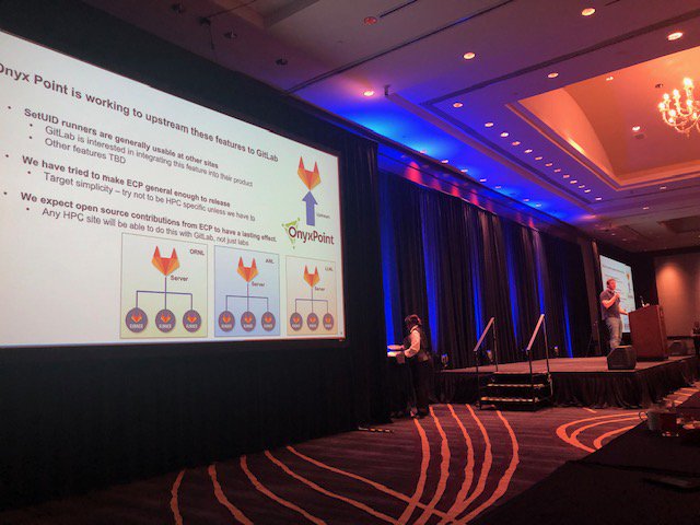 onyxpoint's tweet image. Having a great time this week and proud our ECP CI project was presented today! @exascaleproject #gitlabci #onyxpoint
