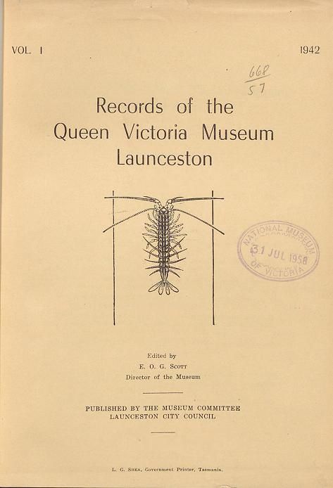 bhl_au's tweet photo. We've now digitised every issue of "Records of the Queen Victoria Museum Launceston" from volume 1 to 101 (1942-1993). And you can peruse them all for free online at @BioDivLibrary thanks to @QVMAG &amp; @atlaslivingaust. More vols coming soon! #OpenAccess #InCopyright #MuseumRecords https://t.co/pWGnBQfMzK