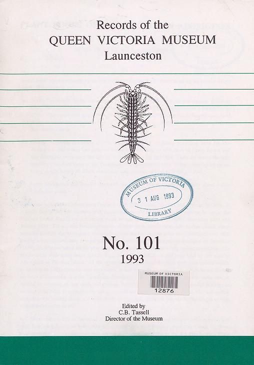 bhl_au's tweet photo. We've now digitised every issue of "Records of the Queen Victoria Museum Launceston" from volume 1 to 101 (1942-1993). And you can peruse them all for free online at @BioDivLibrary thanks to @QVMAG &amp; @atlaslivingaust. More vols coming soon! #OpenAccess #InCopyright #MuseumRecords https://t.co/pWGnBQfMzK