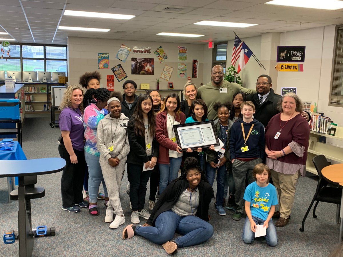 BISD_Libraries's tweet photo. THANKFUL to #nutrabolt and #GiveJoyFoundation for the generous gift to Rayburn! Everyone is EXCITED to come to the library &amp; use the new furniture!  Thank you for making this transformation possible! @Rayburn_BISD @BryanISD #LibrariesDoALittleBitOfEverything #TellTheStory https://t.co/MW6VGg1VSD