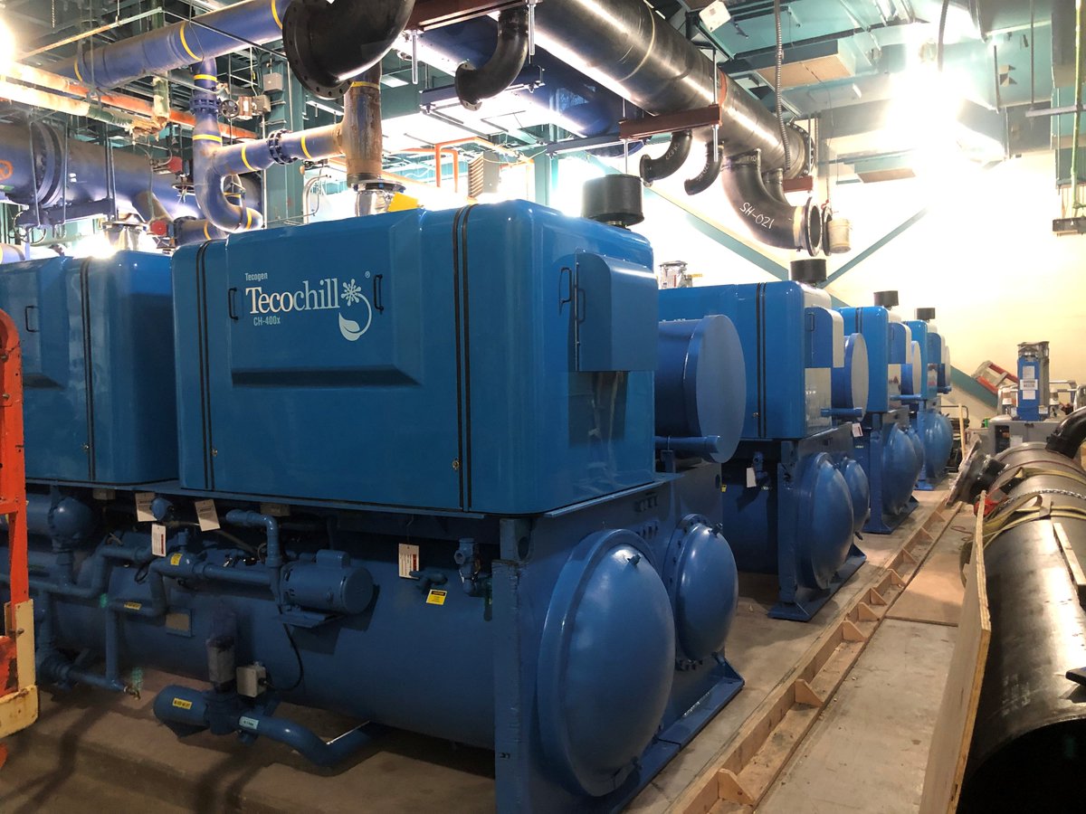 Tecogen_Inc's tweet photo. Just arrived at the University of Connecticut this week! https://t.co/r9ZQUXQvEk