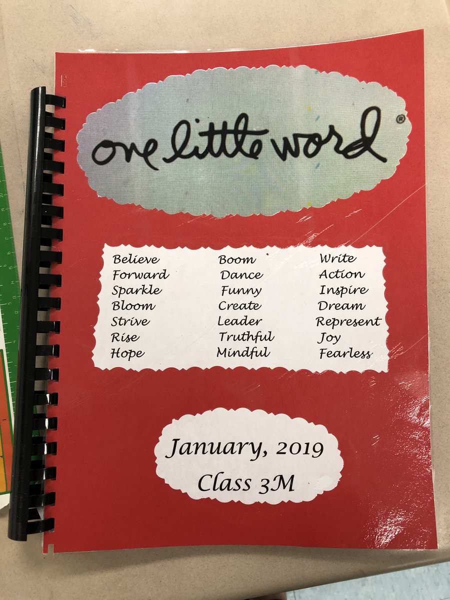 JMiller9958's tweet photo. Gr3 students choose a word to guide them, inspire them and connect to in 2019! @WaverlyParkElem @AllisonBanhazl @LynbrookSupt #onelittleword #aliedwards #waverlywonders https://t.co/PBZ8yKYlLf